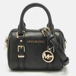 Pre Owned Michael Kors Black Leather Extra Small Bedford Legacy Crossbody Bag