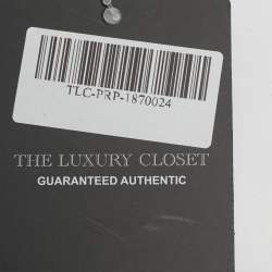 Pre Owned Michael Kors White/Brown Signature Coated Canvas and Leather Large East West Jet Set Crossbody Bag