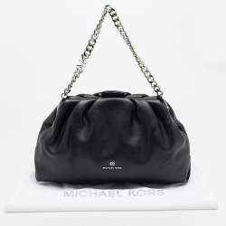 مملوكة مسبقًا Michael Kors Nola Convertible Black Leather Crossbody Bag