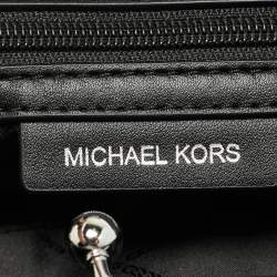 مملوكة مسبقًا Michael Kors Nola Convertible Black Leather Crossbody Bag