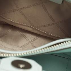 Pre Owned حقيبة يد مايكل كورس مرسر غاليري جلد أخضر ماء صغير