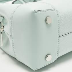 Pre Owned حقيبة يد مايكل كورس مرسر غاليري جلد أخضر ماء صغير