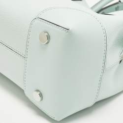 Pre Owned حقيبة يد مايكل كورس مرسر غاليري جلد أخضر ماء صغير