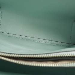 Pre Owned حقيبة يد مايكل كورس مرسر غاليري جلد أخضر ماء صغير