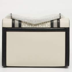 Pre Owned Michael Kors Whitney Medium Multicolor Coated Canvas and Faux Leather Shoulder Bag