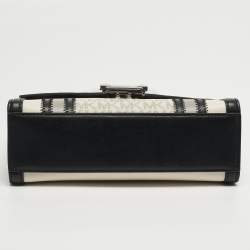 Pre Owned Michael Kors Whitney Medium Multicolor Coated Canvas and Faux Leather Shoulder Bag