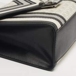 Pre Owned Michael Kors Whitney Medium Multicolor Coated Canvas and Faux Leather Shoulder Bag