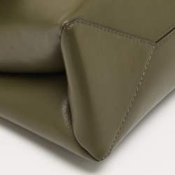 مملوكة مسبقًا Michael Kors Cece Large Olive Green Leather Shoulder Bag