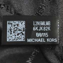 Pre Owned Michael Kors Jet Set Travel Medium Black Double Pocket Tote