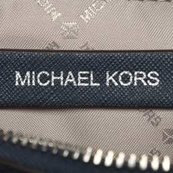 Pre Owned حقيبة مايكل كورس هيس جلد أزرق ساتشل