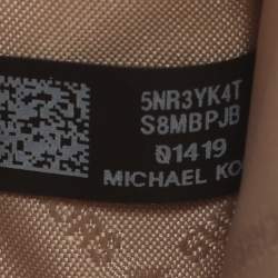 Pre Owned Michael Kors Mirella EW Medium Yellow Leather Tote