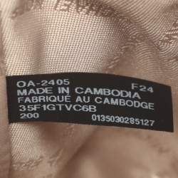 مملوكة مسبقًا Michael Kors Jet Set Travel Medium Brown Signature Coated Canvas Crossbody Bag