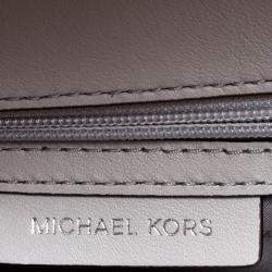 مملوكة مسبقًا Michael Kors Grey Leather Large Whitney Top Handle Satchel