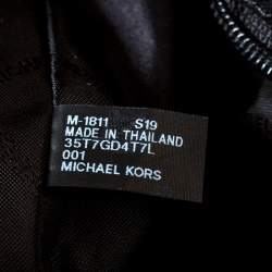 Pre Owned Michael Kors Black Leather Sady Tote 