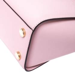 Pre Owned حقيبة مايكل مايكل كورس سلما متوسطة جلد وردية بلوسوم