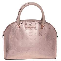 Louis Vuitton Tote Long Beach Monogram Vernis PM Silver in Patent Leather  with Gold-tone - US