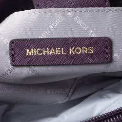 Michael Kors Purple Perforated Leather Sofia Tote