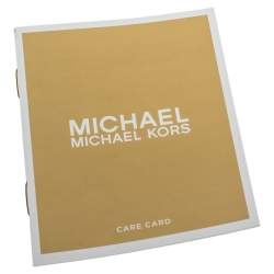 مملوكة مسبقًا حقيبة يد مايكل كورس سيارا كانفاس مقوى شهيرة بنية داكنة