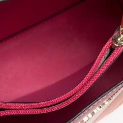 مملوكة مسبقًا Michael Kors Multicolor Striped Leather and Python Embossed Adele Tote