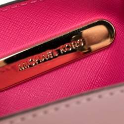 مملوكة مسبقًا Michael Kors Multicolor Striped Leather and Python Embossed Adele Tote