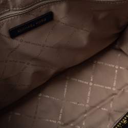 Pre Owned Michael Kors Navy Blue Saffiano Leather Large Hope Tote