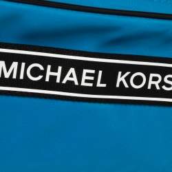 مملوكة مسبقًا Michael Kors Blue Nylon Small Kenly Camera Crossbody Bag