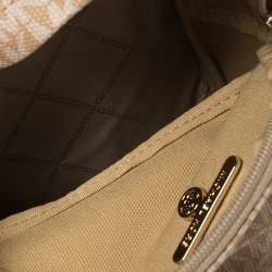 Pre Owned Michael Kors Signature Canvas Slater Convertible Backpack