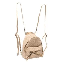 Pre Owned Michael Kors Signature Canvas Slater Convertible Backpack