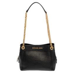 Jet set legacy medium sale pebbled leather chain shoulder bag