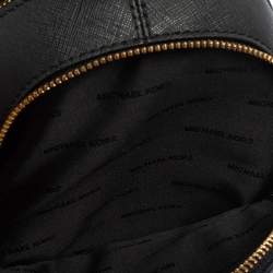 مملوكة مسبقًا حقيبة ظهر مايكل كورس ميني ريا جلد أسود