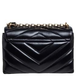 Pre Owned Michael Kors Black Quilted Leather Medium Cece Shoulder Bag