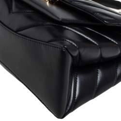 Pre Owned Michael Kors Black Quilted Leather Medium Cece Shoulder Bag