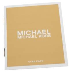 Pre Owned حقيبة ظهر مايكل كورس ايرين كانفاس مقوى بالشعار بنية كبيرة 