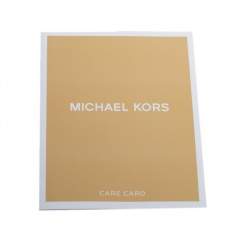 Pre Owned Michael Kors Orange Leather Maxine Saddle Bag