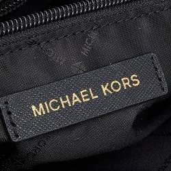 Pre Owned Michael Kors Black Leather Savannah Satchel