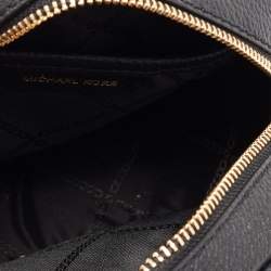 Pre Owned حقيبة كروس مايكل كورس كانتين جلد أسود