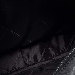 Pre Owned Michael Kors Black Leather Jet Set Crossbody Bag