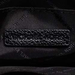 Pre Owned Michael Kors Black Signature Coated Canvas  Briley Messenger Bag