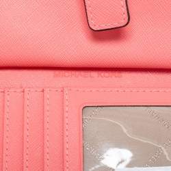 Pre Owned محفظة توري برش جيت سيت ترافيل كانفاس مقوى بني سحاب مزدوج حمالة معصم