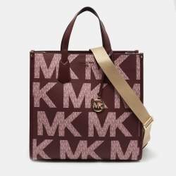  Michael Kors Mercer Large Brown Convertible Tote Bag :  Clothing, Shoes & Jewelry