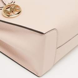 Pre Owned Michael Kors Powder Blush Leather Mini Mercer Tote