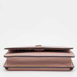 مملوكة مسبقًا Michael Kors Blush Pink Leather Wallet On Strap