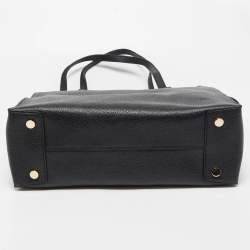 مملوكة مسبقًا Michael Kors Black Leather Large Mercer Kors Studio Tote