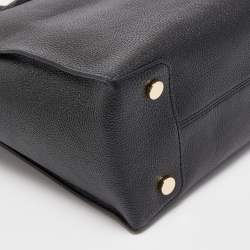 مملوكة مسبقًا Michael Kors Black Leather Large Mercer Kors Studio Tote