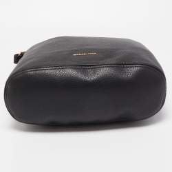Pre Owned MICHAEL Michael Kors Black Leather Large Lupita Hobo 