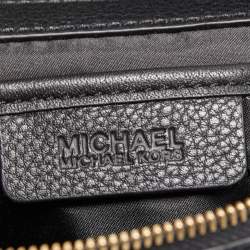 Pre Owned MICHAEL Michael Kors Black Leather Large Lupita Hobo 