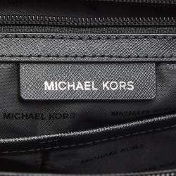 مملوكة مسبقًا Michael Kors Black Leather Medium Jet Set Travel Chain Tote