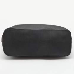 مملوكة مسبقًا Michael Kors Black Leather Medium Jet Set Travel Chain Tote