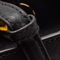 Pre Owned Michael Kors Black Leather Large East West Walsh Shopper Tote