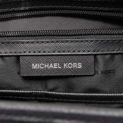مملوكة مسبقًا Michael Kors Black Leather Medium Jet Set Travel Chain Tote